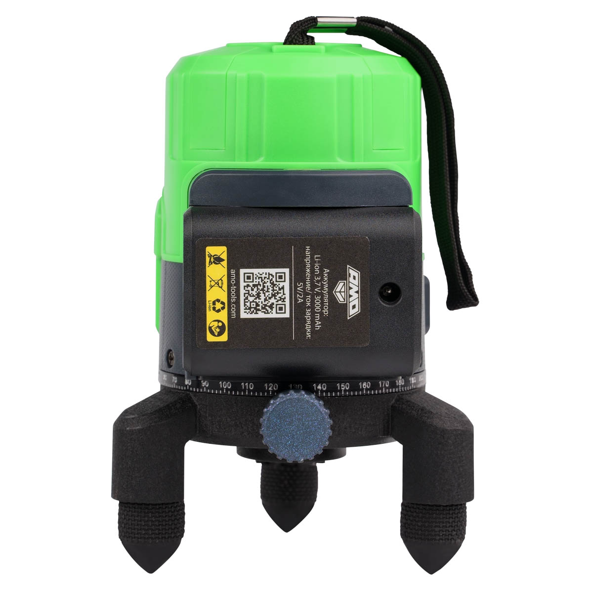 Лазерный уровень AMO LN 2V Green с зеленым лучом - 2