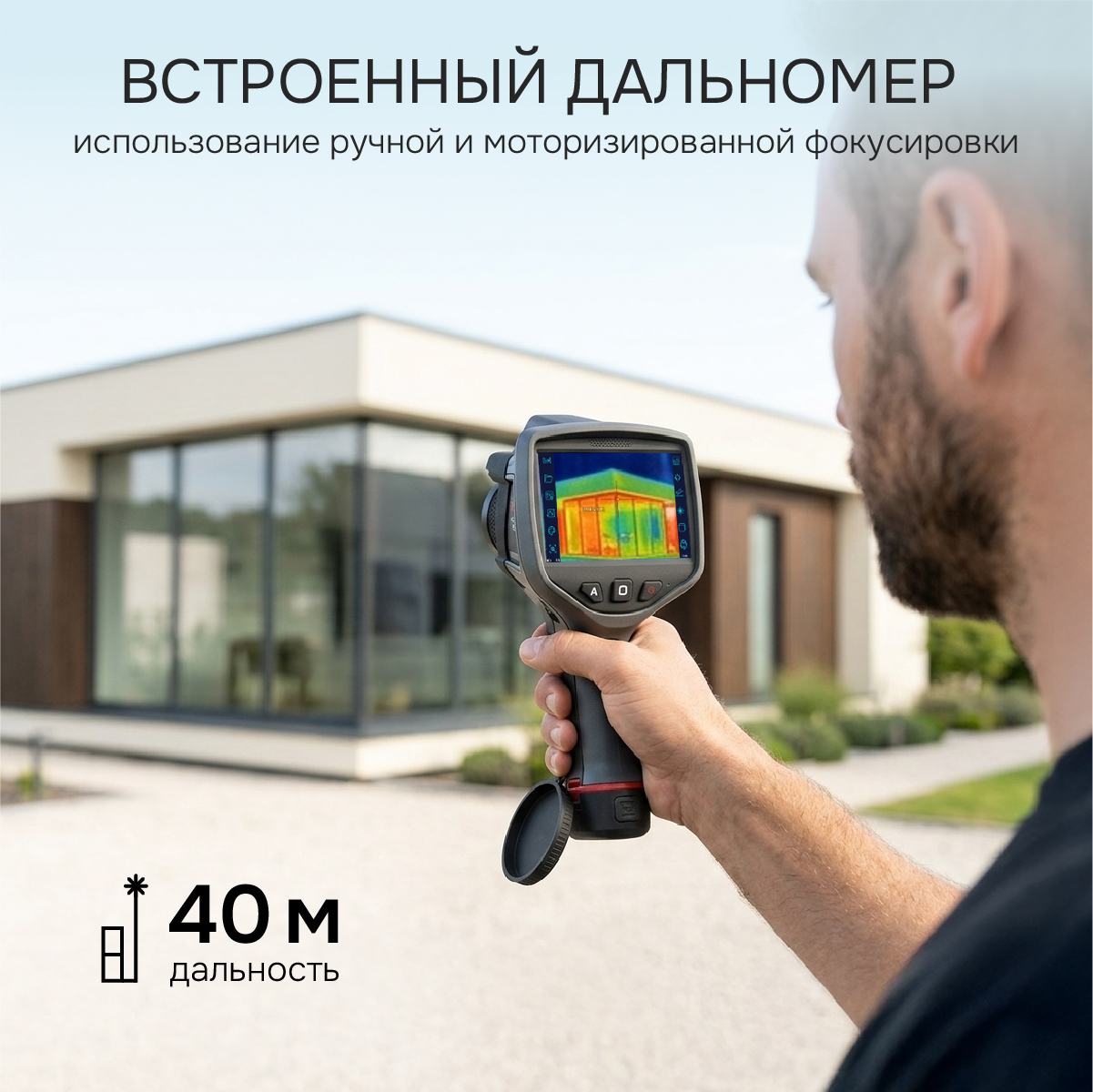 Тепловизор RGK TL-480 Plus с поверкой в комплекте с телеобъективом 6° - 4