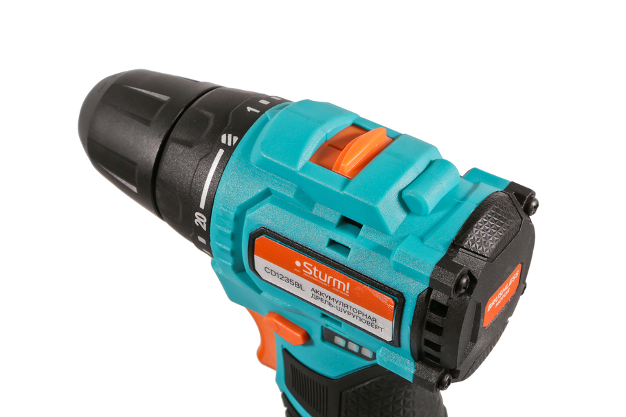 Аккумуляторный шуруповерт Sturm! CD1235BL 1BatterySystem12V - 10
