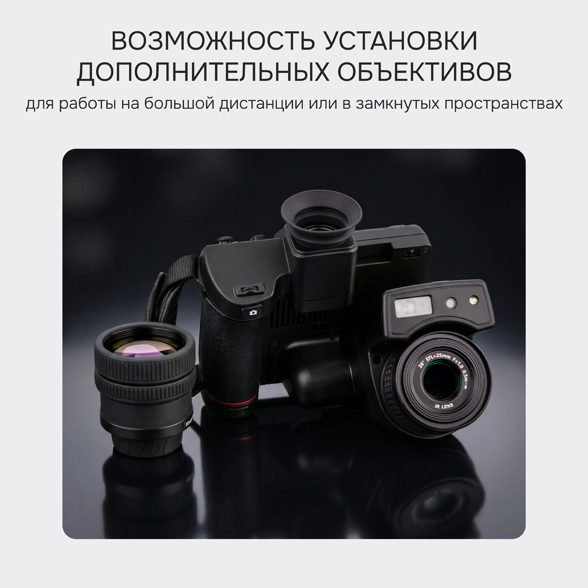 Тепловизор RGK TL-640 Pro в комплекте с телеобъективом 6° - 5